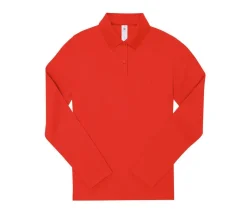 B&C BCW462 - Polo femme manches longues 180