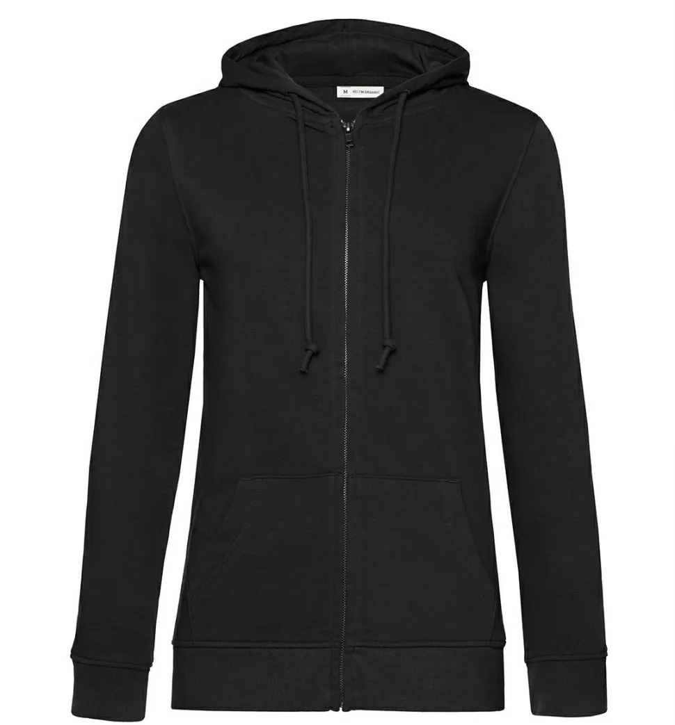 B&C BCW36B - Sweat capuche zippé organique femme