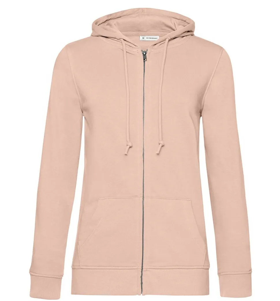 B&C BCW36B - Sweat capuche zippé organique femme