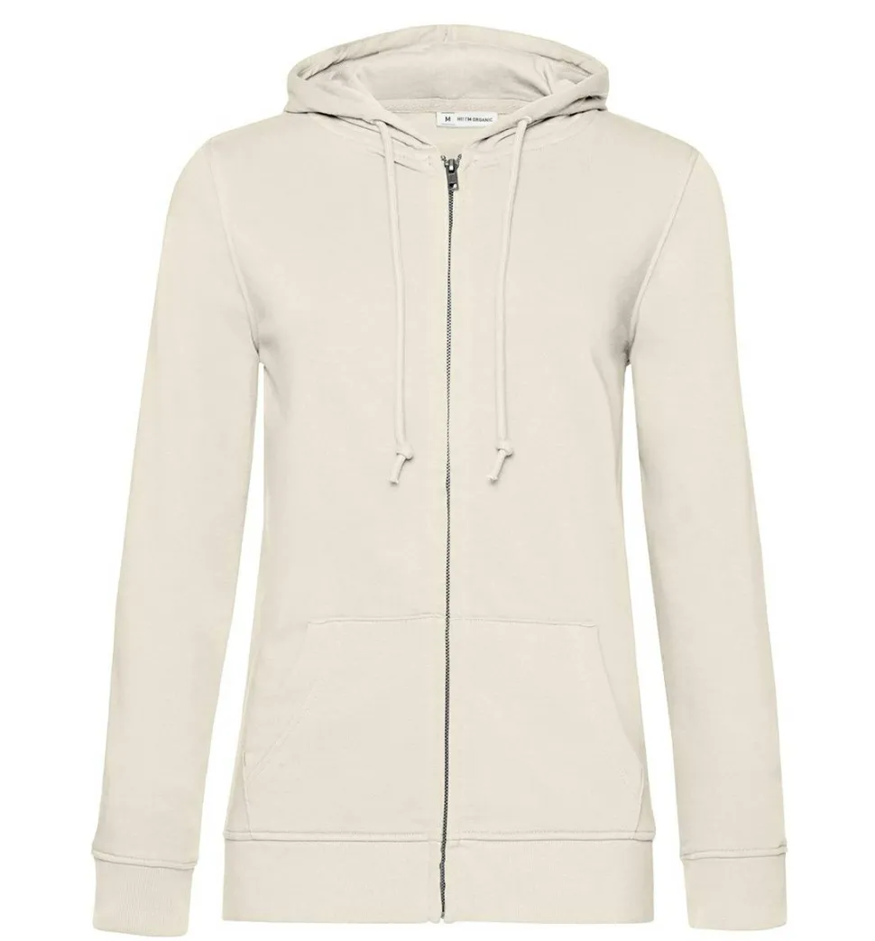 B&C BCW36B - Sweat capuche zippé organique femme
