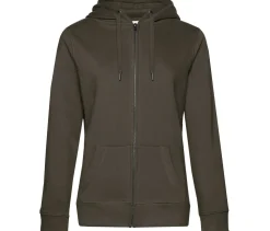 B&C BCW03Q - Sweat Capuche zippé QUEEN