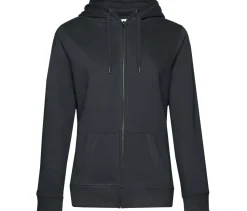 B&C BCW03Q - Sweat Capuche zippé QUEEN