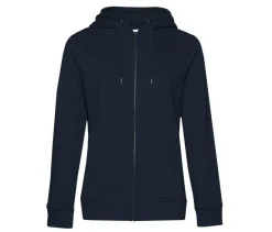 B&C BCW03Q - Sweat Capuche zippé QUEEN