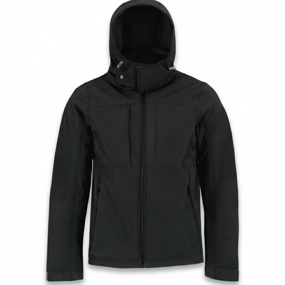 B&C CGJM950 - Veste Capuche Softshell Homme