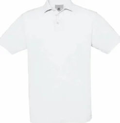 B&C CGSAF - Polo Élégant en Coton Peigné Confortable