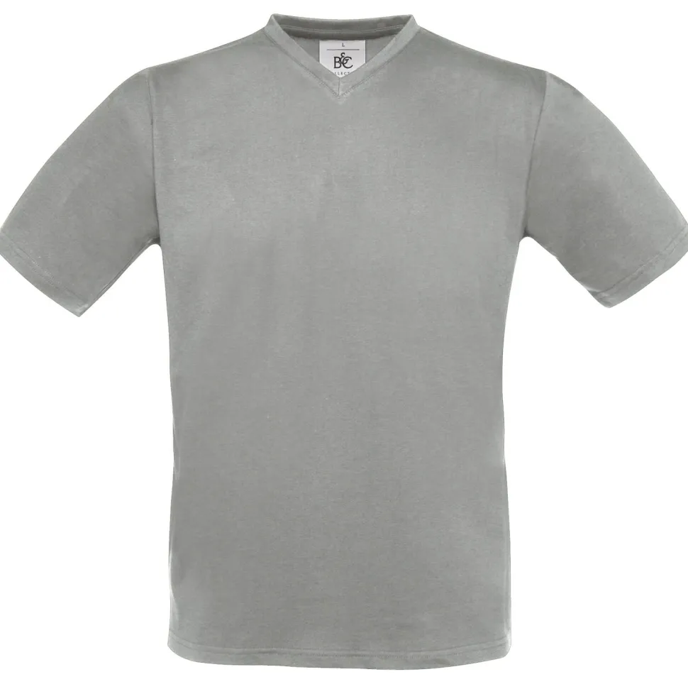 B&C Collection BA108 - T-shirt Col V Double Épaisseur Confort