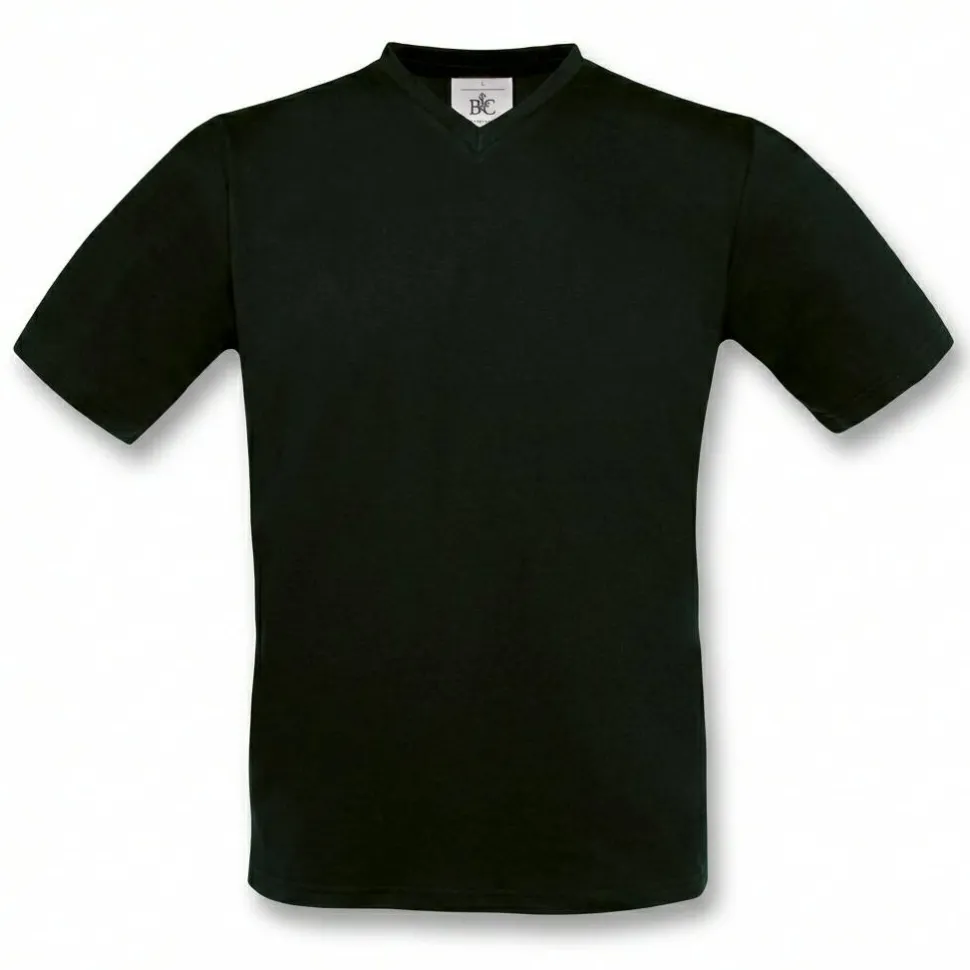 B&C Collection BA108 - T-shirt Col V Double Épaisseur Confort