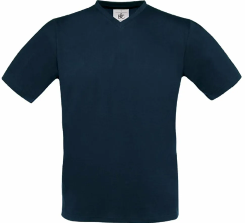 B&C Collection BA108 - T-shirt Col V Double Épaisseur Confort