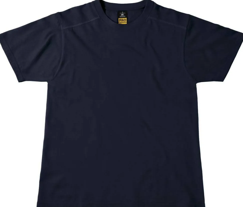 B&C Pro BC805 - Tee-Shirt Homme Col Rond Manches Courtes Pro