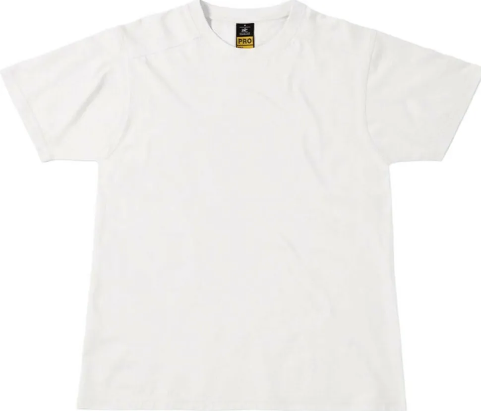 B&C Pro BC805 - Tee-Shirt Homme Col Rond Manches Courtes Pro