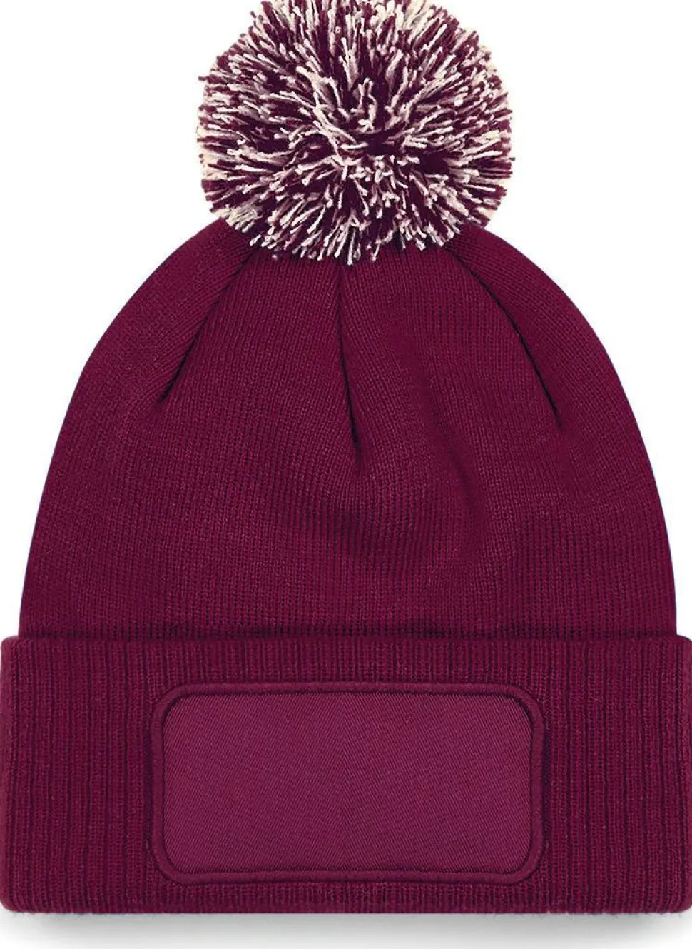 Beechfield B443 - BONNET À POMPON PATCH SNOWSTAR®