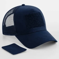 Beechfield B641 - Casquette Filet Réglable à l'Arrière avec Patch Amovible