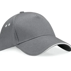 Beechfield BC15C - Casquette Contrastée 5 Panneaux avec Visière Sandwich