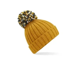 BEECHFIELD BF390 - Bonnet Douillet avec Pompon de Luxe