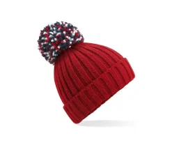 BEECHFIELD BF390 - Bonnet Douillet avec Pompon de Luxe