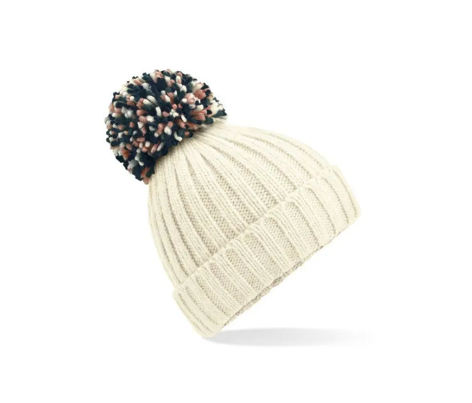 BEECHFIELD BF390 - Bonnet Douillet avec Pompon de Luxe