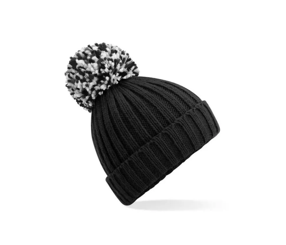 BEECHFIELD BF390 - Bonnet Douillet avec Pompon de Luxe