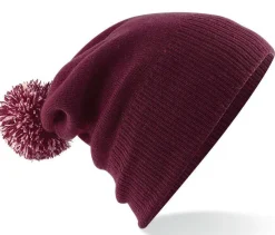 Beechfield BF450 - Bonnet Tendance avec Pompom Bicolore
