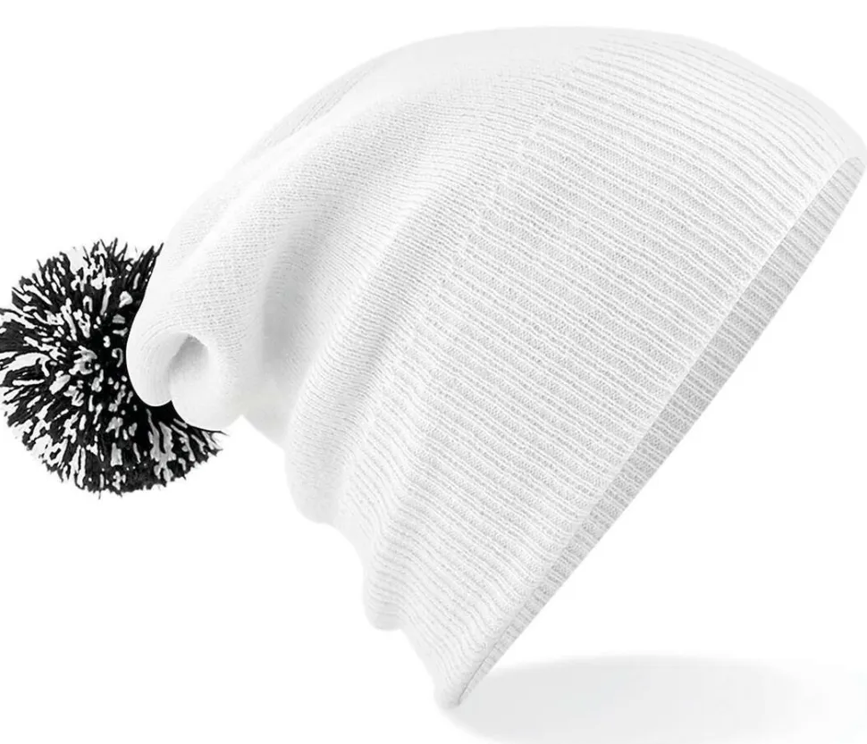 Beechfield BF450 - Bonnet Tendance avec Pompom Bicolore