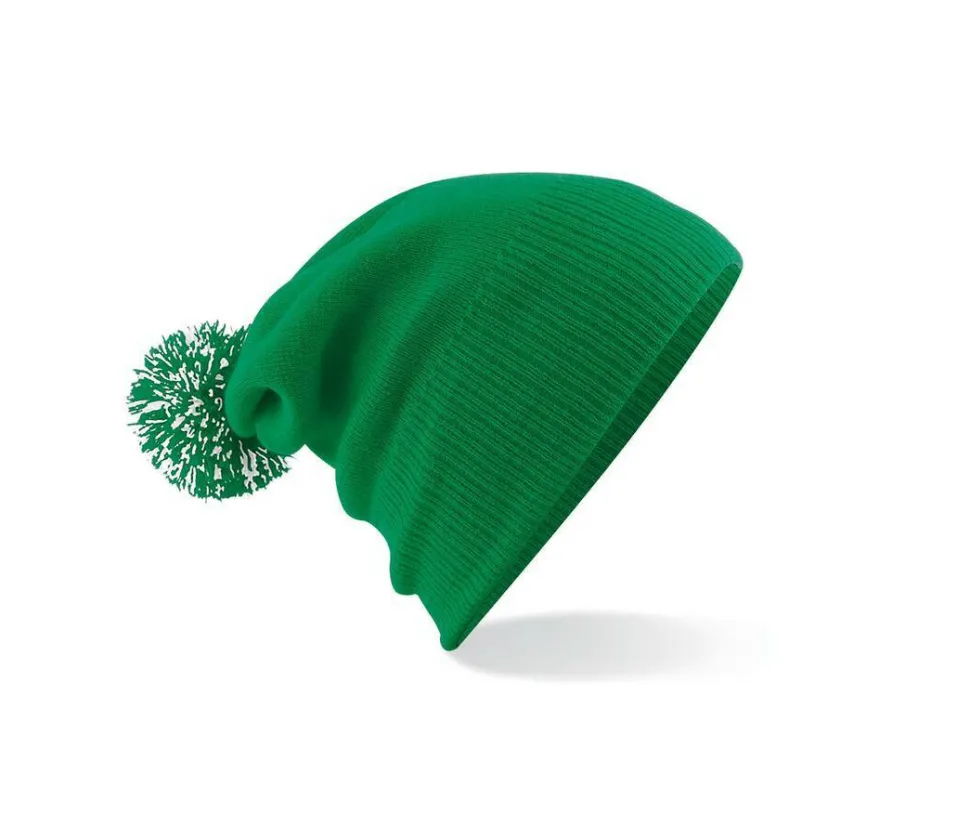 Beechfield BF450 - Bonnet Tendance avec Pompom Bicolore