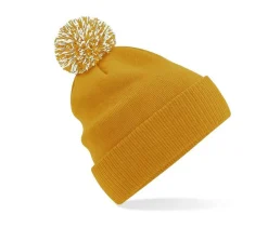 Beechfield BF450 - Bonnet Tendance avec Pompom Bicolore