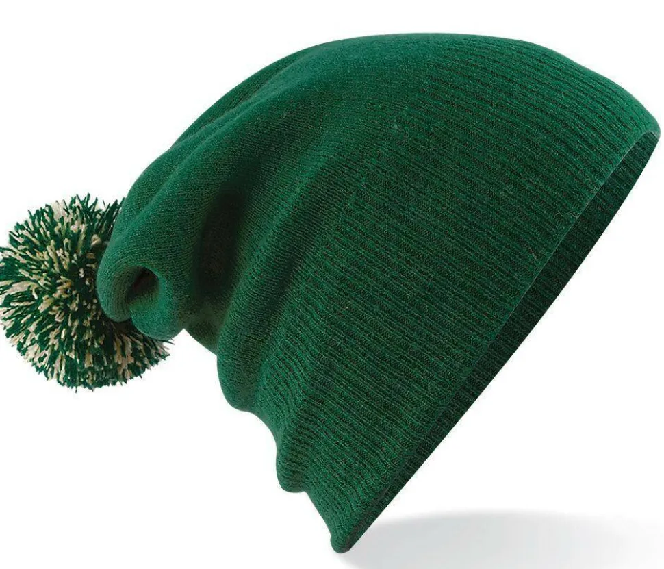 Beechfield BF450 - Bonnet Tendance avec Pompom Bicolore