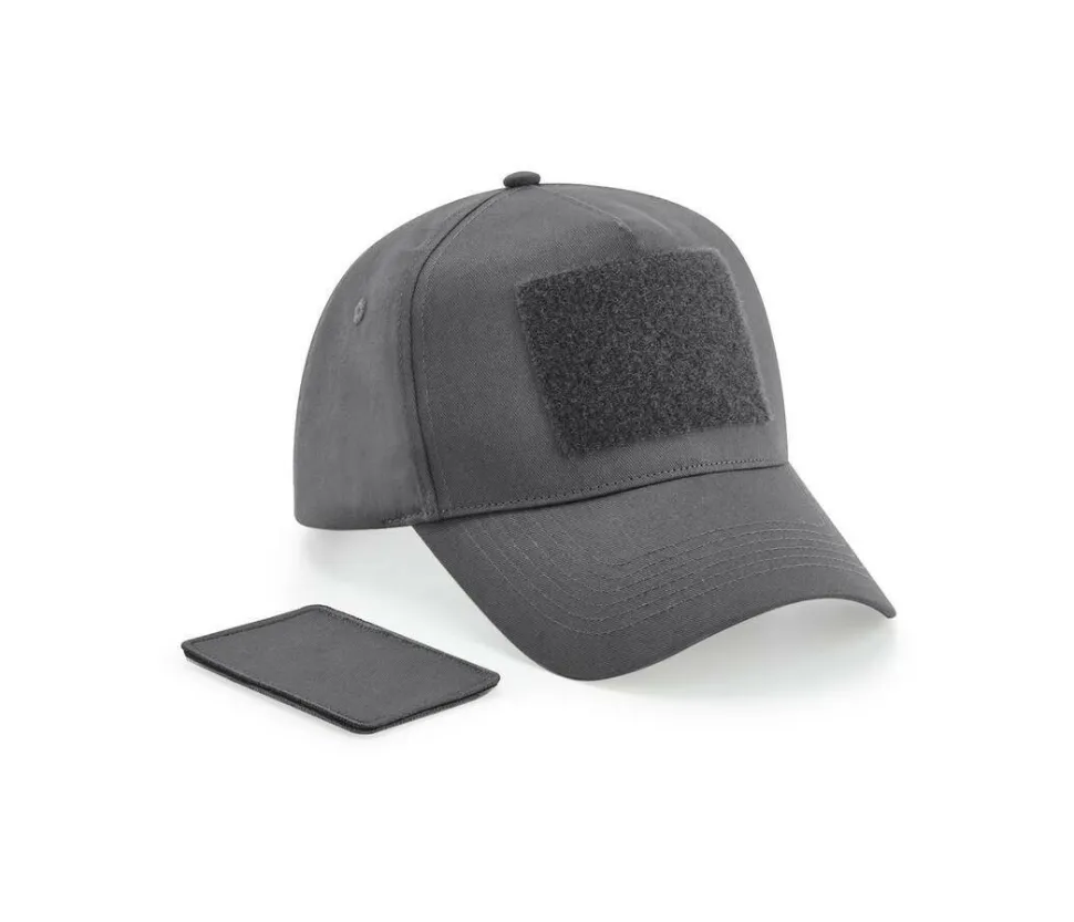BEECHFIELD BF638 - Casquette 5 pans avec patch amovible