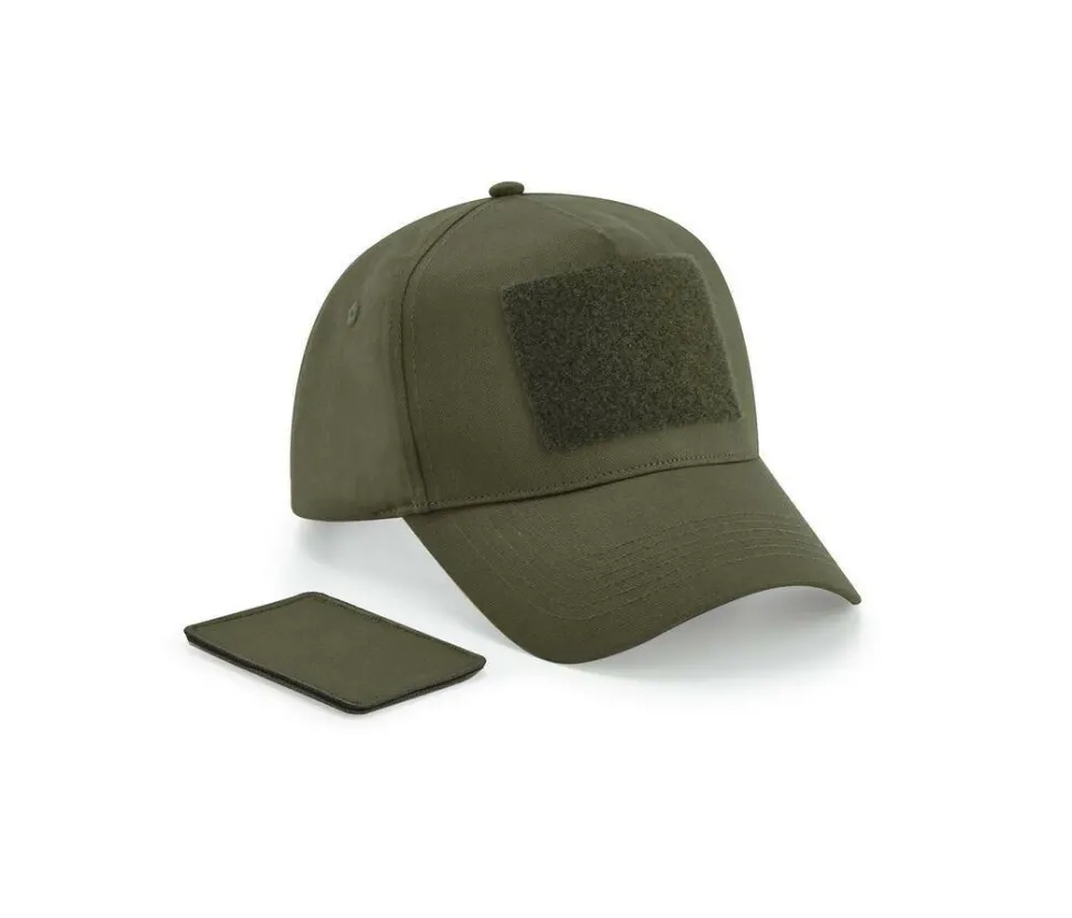 BEECHFIELD BF638 - Casquette 5 pans avec patch amovible