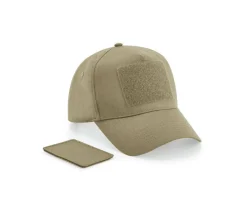 BEECHFIELD BF638 - Casquette 5 pans avec patch amovible