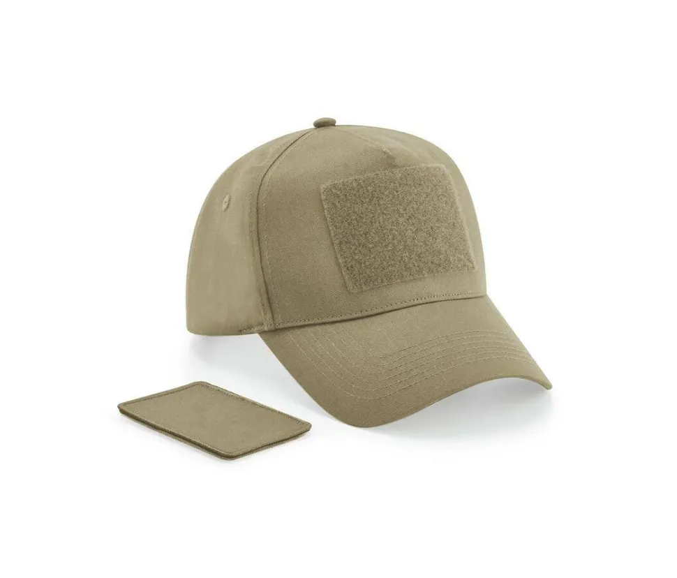 BEECHFIELD BF638 - Casquette 5 pans avec patch amovible