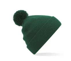 Beechfield BF426 - Chapeau d'Hiver Élégant avec Pompon en Fausse Fourrure