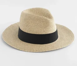 BEECHFIELD BF725 - Chapeau en papier tressé imitant la paille