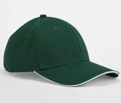 BEECHFIELD BF820C - Casquette en coton organique avec liseré
