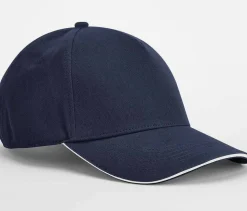 BEECHFIELD BF825C - Casquette en coton organique avec liseré