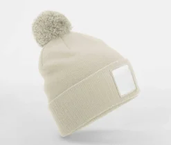 BEECHFIELD BF338R - Bonnet avec pompon et patch
