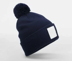BEECHFIELD BF338R - Bonnet avec pompon et patch