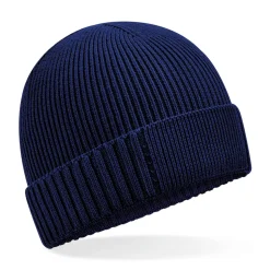 Beechfield B438N - Bonnet en coton biologique avec patch technique
