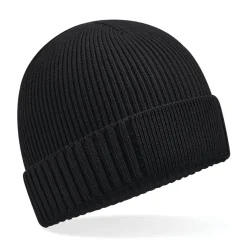Beechfield B438N - Bonnet en coton biologique avec patch technique