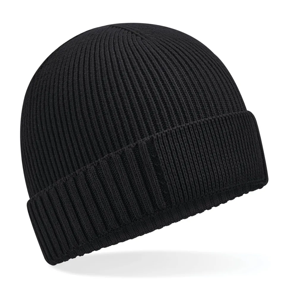 Beechfield B438N - Bonnet en coton biologique avec patch technique