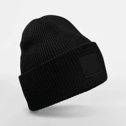 Beechfield B336R - Bonnet à large revers avec patch ton sur ton