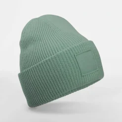 Beechfield B336R - Bonnet à large revers avec patch ton sur ton
