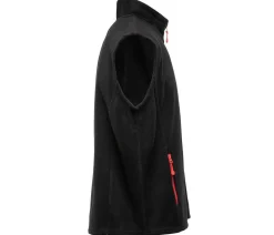 BLACK&MATCH BM500 - Bodywarmer polaire contrasté