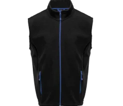 BLACK&MATCH BM500 - Bodywarmer polaire contrasté