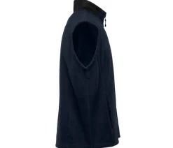 BLACK&MATCH BM500 - Bodywarmer polaire contrasté