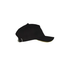 Black&Match BM910 - Casquette 5 Panneaux 100% Coton
