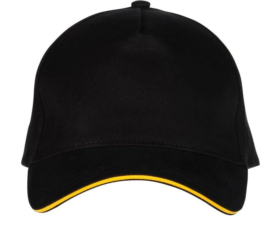 Black&Match BM910 - Casquette 5 Panneaux 100% Coton