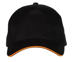 Black&Match BM910 - Casquette 5 Panneaux 100% Coton