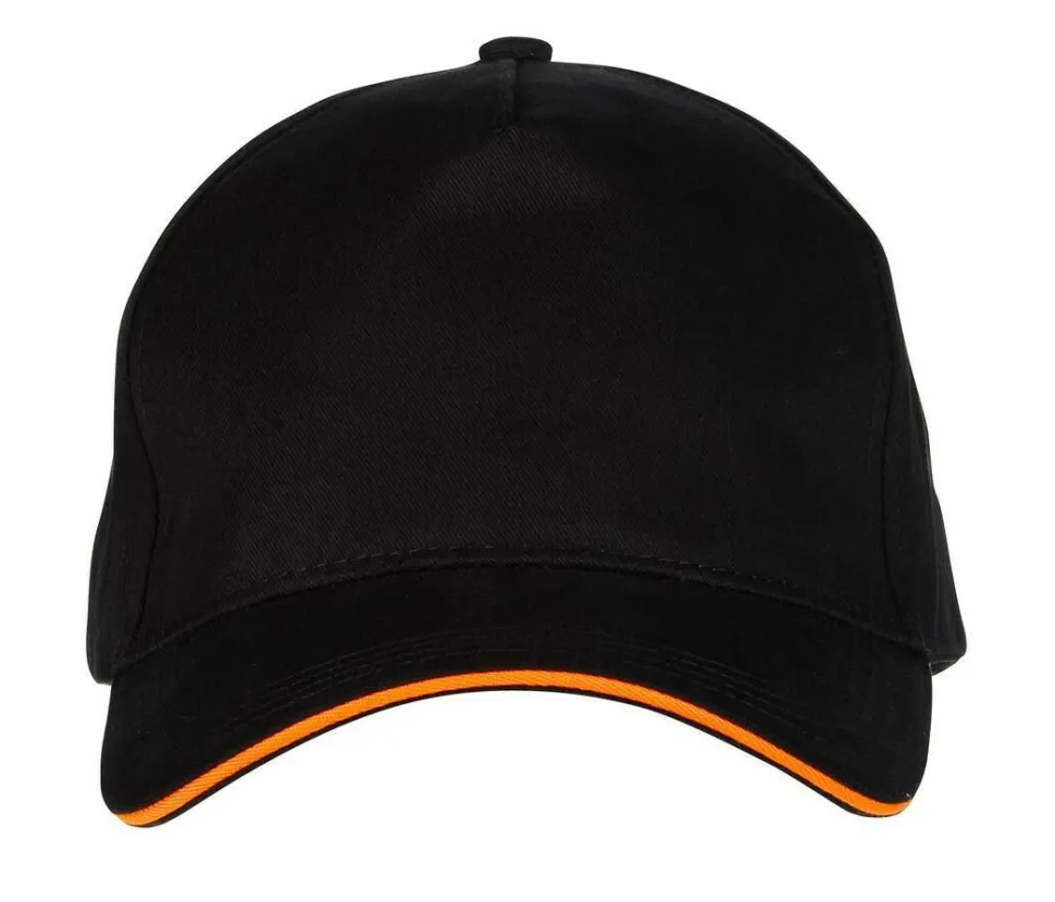 Black&Match BM910 - Casquette 5 Panneaux 100% Coton