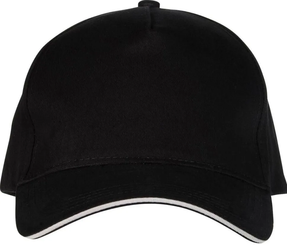 Black&Match BM910 - Casquette 5 Panneaux 100% Coton