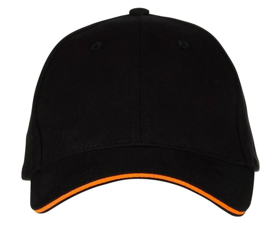 Black&Match BM911 - Casquette 6 Panneaux Sandwich